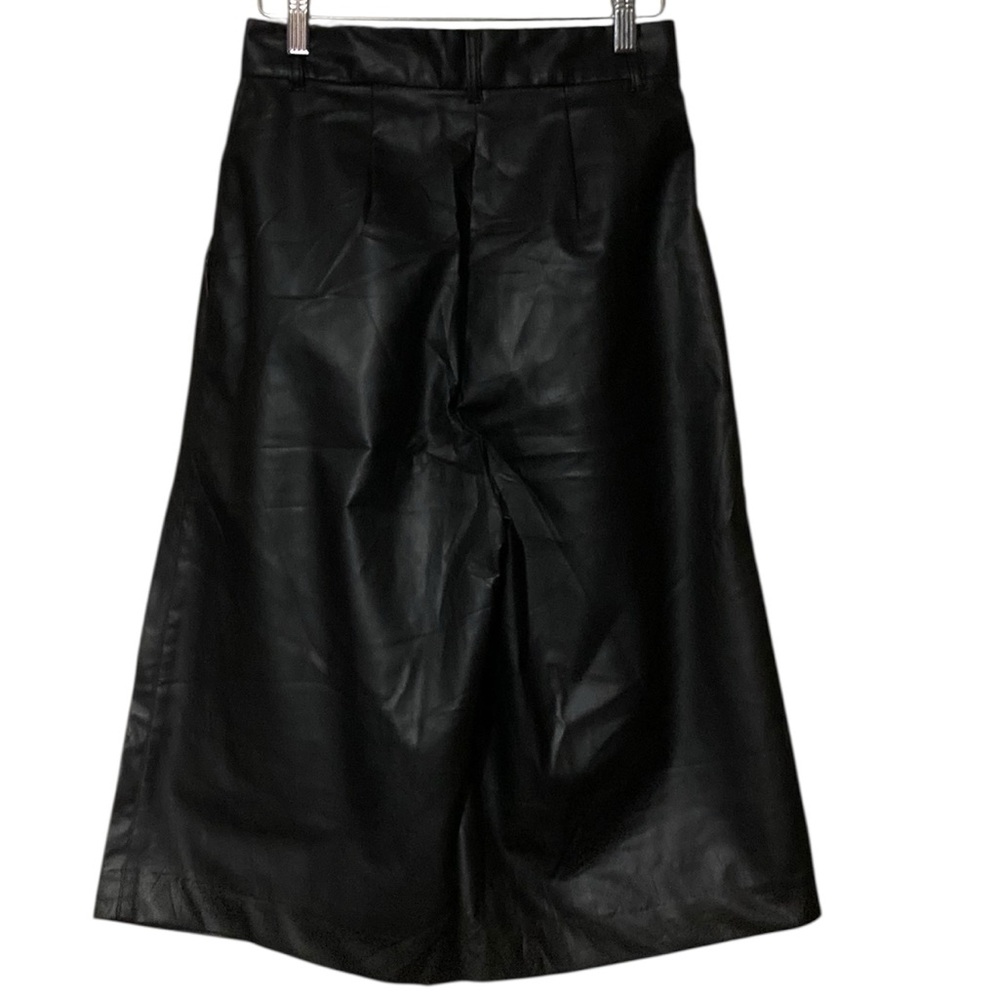 H&M Faux Leather Culottes NEW - Picture 5 of 7